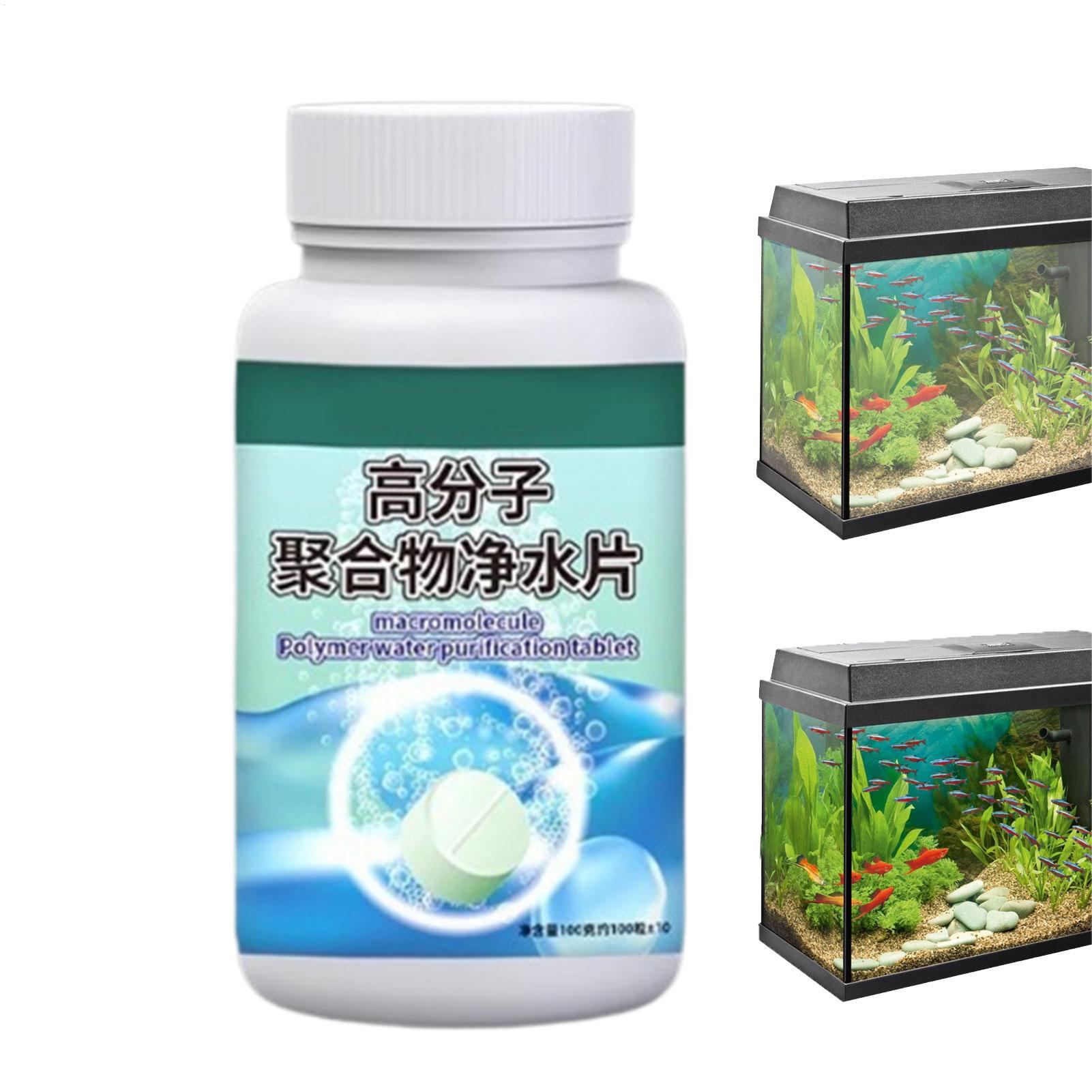 Water Dish Reptile - 魚の水槽藻類除去剤、水槽浄化タブレット、噴水、ベタ、エビ、カメ、家庭用室内水槽用浄水剤