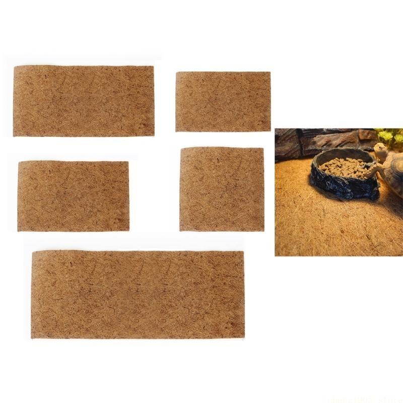 Substrate Coconut Fiber - QX2E 爬虫類寝具マットテラリウム用防水ココナッツファイバーカーペット BeardedDragon 基質ライナーマット TortoiseGeckos 用