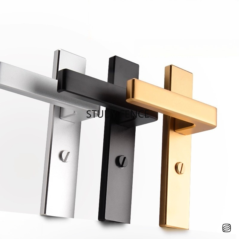 Glass Door Hinge - 1 セットの亜鉛合金製バスルームドアロック、バスルームガラス用、シングルタングハンドル、ユニバーサルキーレスロック
