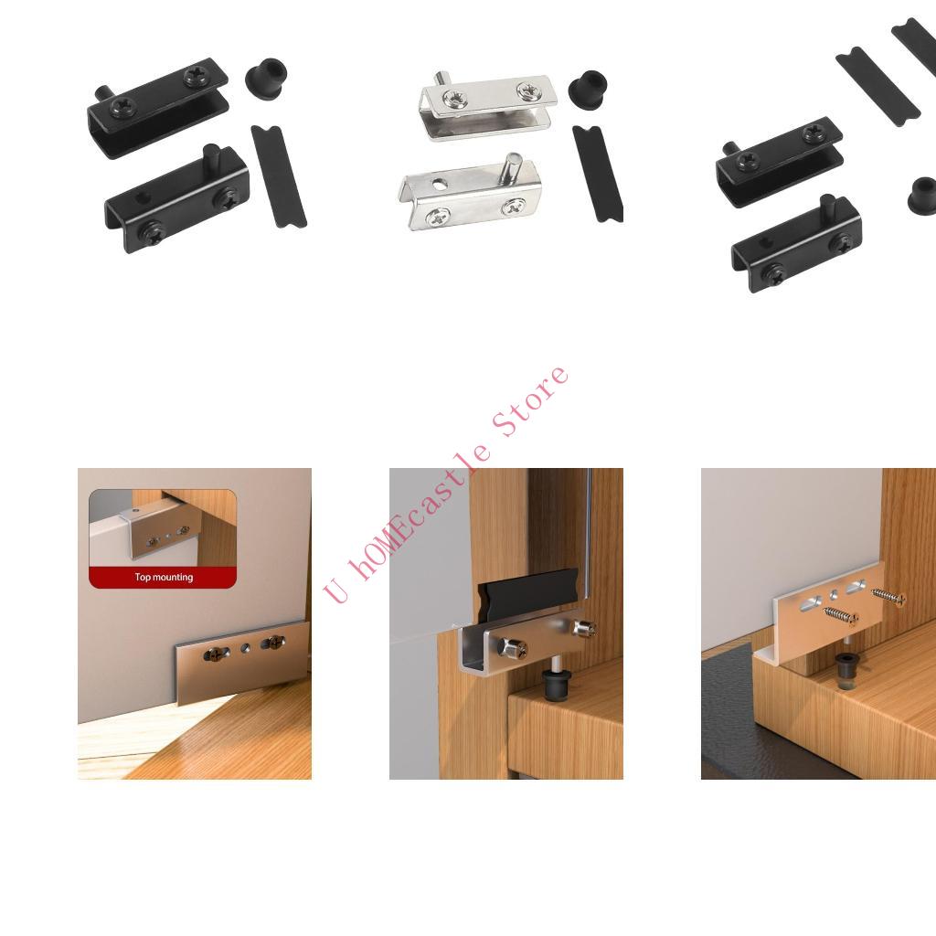 Glass Door Hinge - 63HF キャビネット住宅ビルダー用のエレガントなガラス ドア ヒンジ ソリューション防錆ピボット