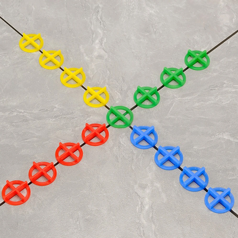 Ceramic Tile Floor - 100/200個入り 磁器タイルスペーサー クリップ ウェッジ セラミックレベリングシステム 床壁タイル隙間調整システム