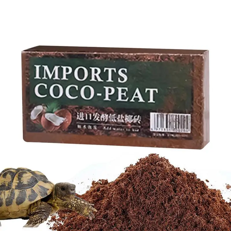 Substrate Coconut Fiber - 爬虫類ココナッツ土壌天然ココナッツ繊維基質トカゲカメ爬虫類寝具土壌爬虫類テラリウム底用品ペット