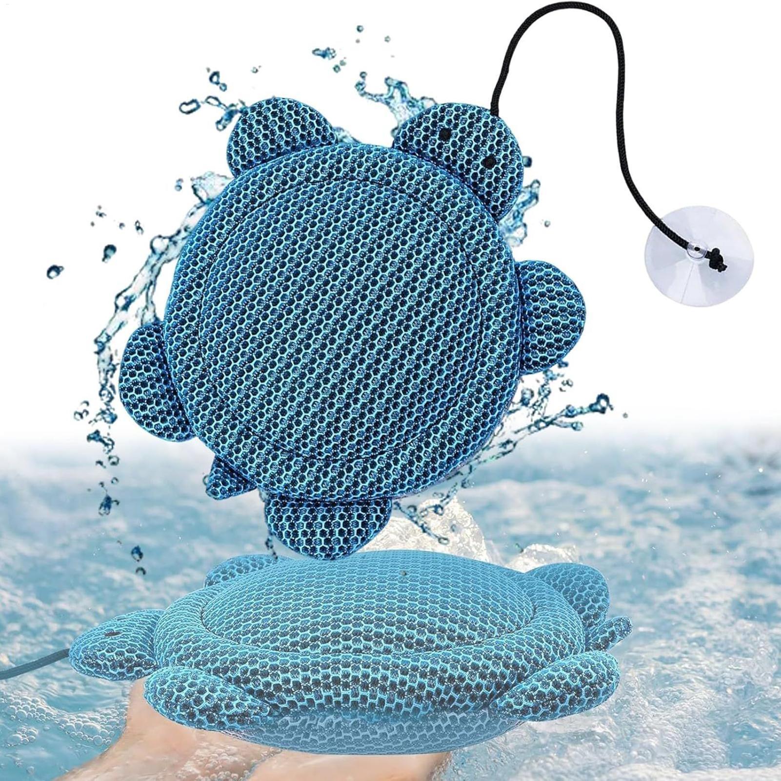Water Dish Reptile - ホットタブスカム吸収材プールオイルスポンジフローティングスカムボールスパオイル吸収スポンジ再利用可能なバスタブスキマー水メンテナンス用
