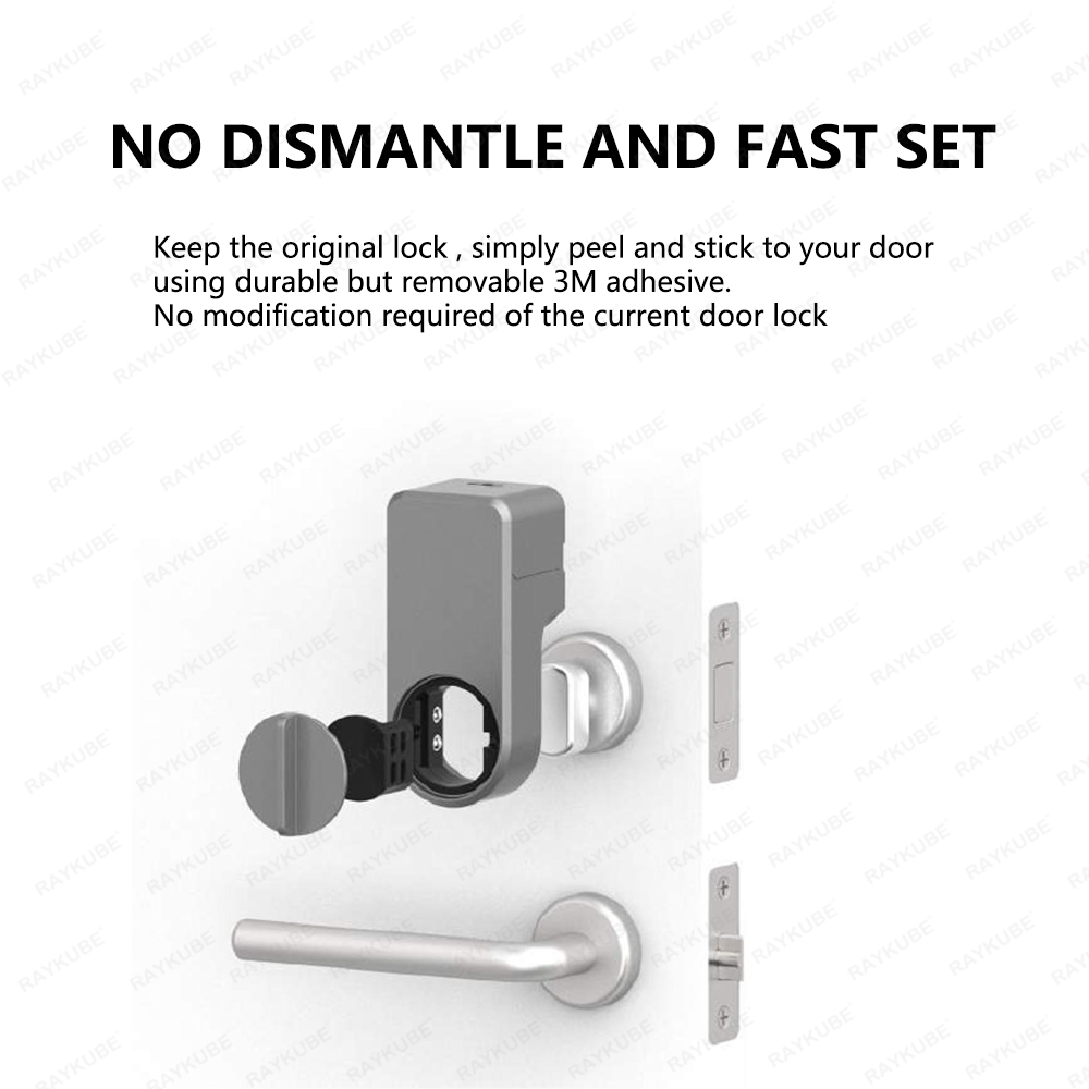 RAYKUBE A1 Pro Tuya BEL スマートドア - Glass Door Hinge のレビューと価格