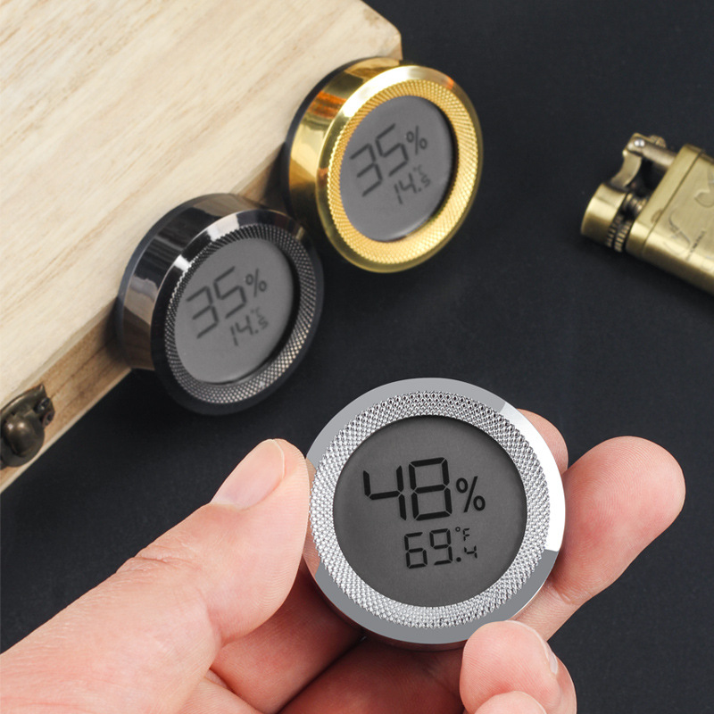 ミニデジタルディスプレイシガーハイグロメーター温度計、ヒュミ - Digital Hygrometer Probe のレビューと価格