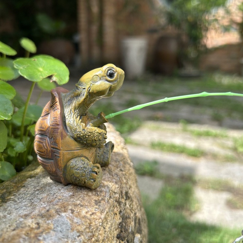 亀釣り水槽水族館装飾クリエイティブ中国風ロックガーデンウォー - Water Dish Reptile のレビューと価格