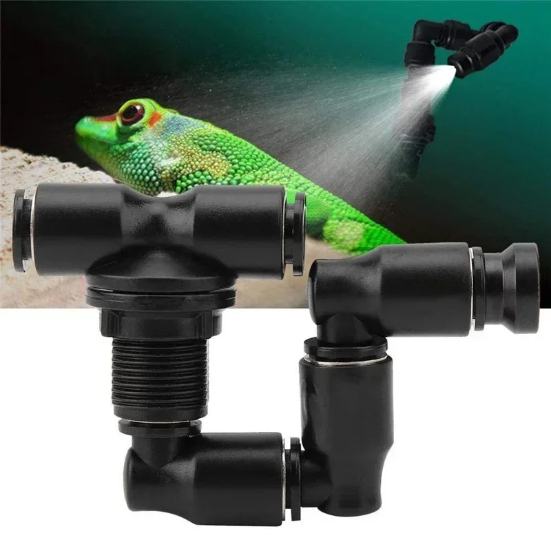 爬虫類 360 度回転噴霧器ミストスプリンクラー調整可能な温 - Misting Nozzle Reptile のレビューと価格