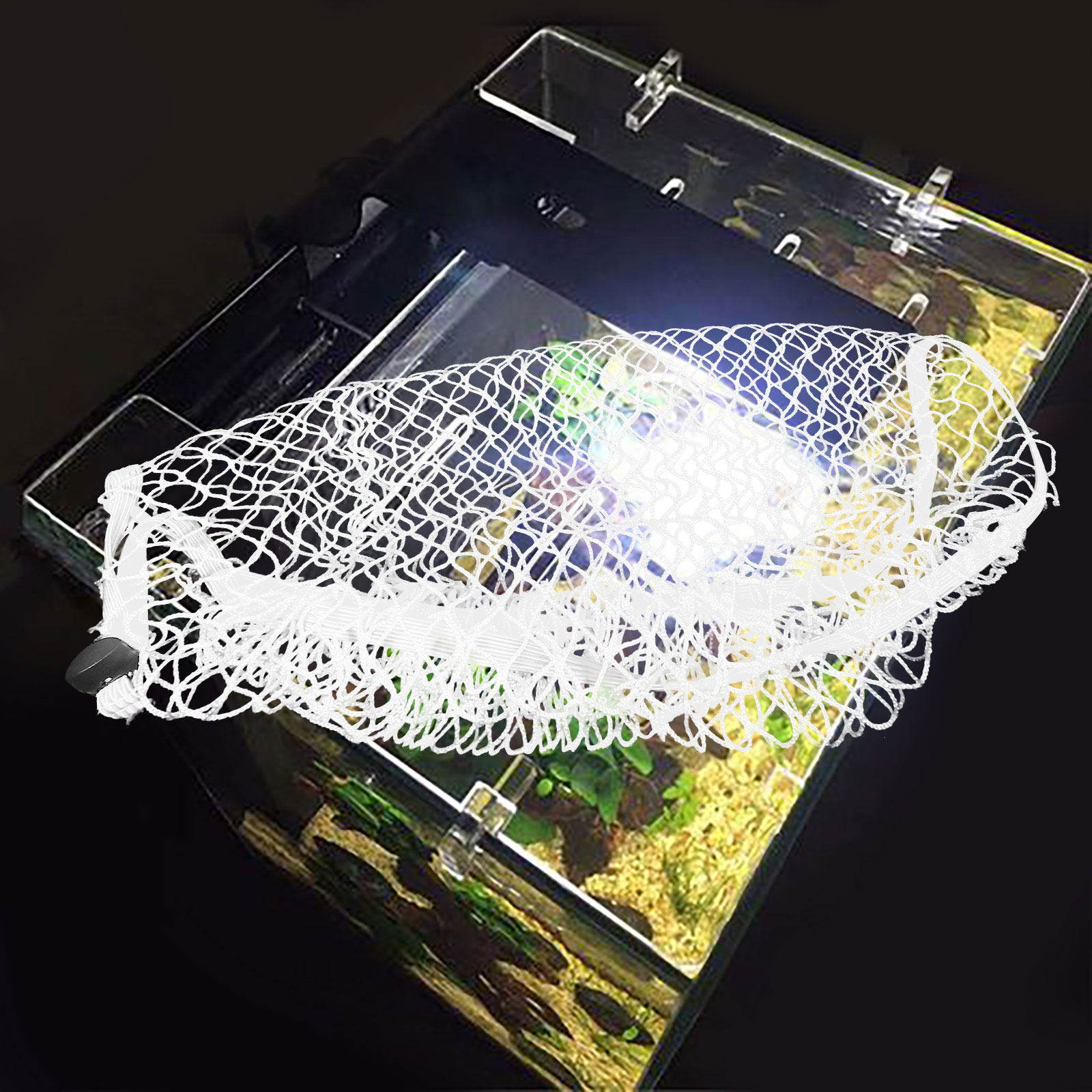 水槽用ナイロン製トップカバー 40x20cm 魚タンク用メッ - Screen Top Mesh のレビューと価格