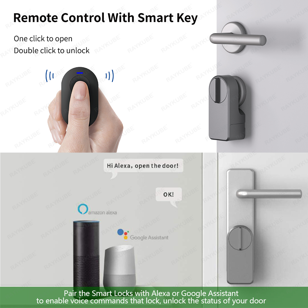 RAYKUBE A1 Pro Tuya BEL スマート電子 - Glass Door Hinge のレビューと価格