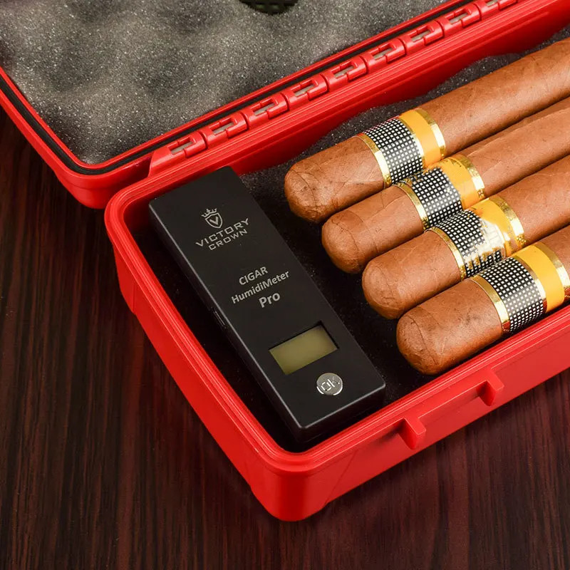 葉巻水分計湿度計デジタル USB ポケットタバコ湿気検出器密 - Digital Hygrometer Probe のレビューと価格