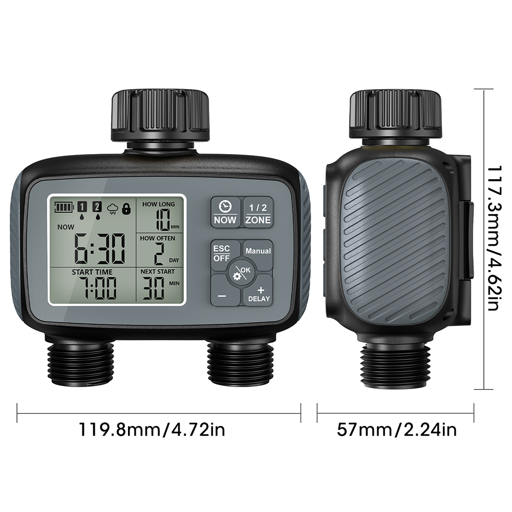 2026年新型プログラム可能な2ゾーンスプリンクラータイマー - Timer Dual Outlet のレビューと価格