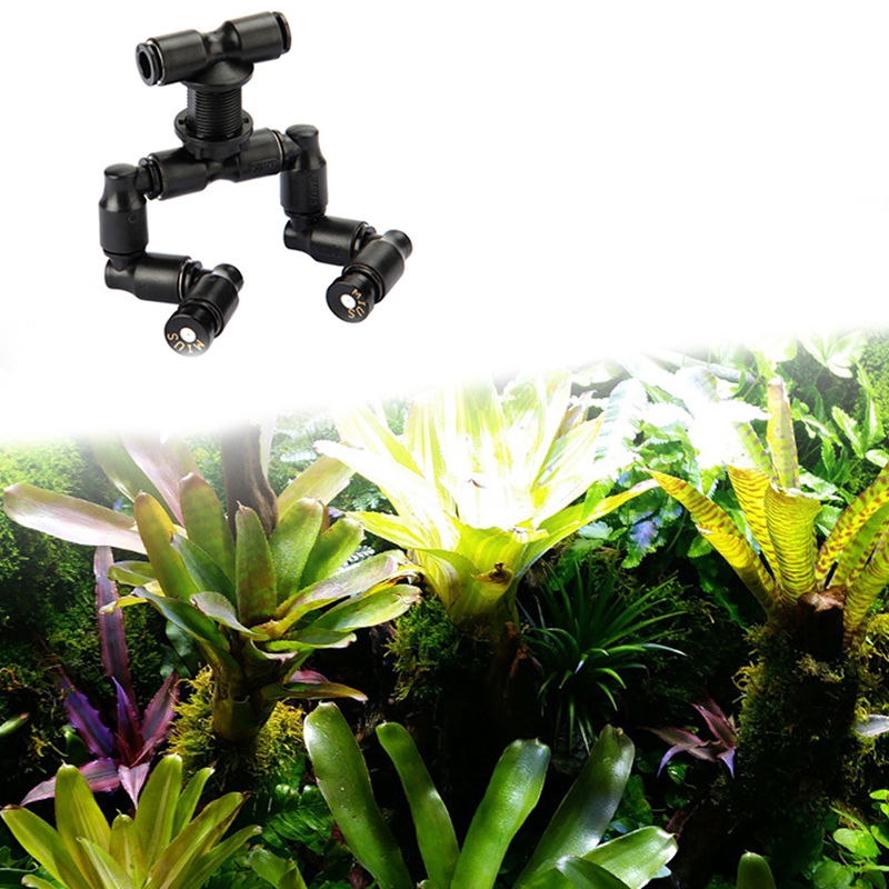 360 °   調整可能な水槽爬虫類テラリウムダブルノズルフ - Misting Nozzle Reptile のレビューと価格