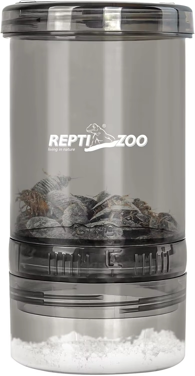 爬虫類用カルシウムパウダー混合トレイ クリケット給餌トレイ  - Calcium Powder Reptile のレビューと価格