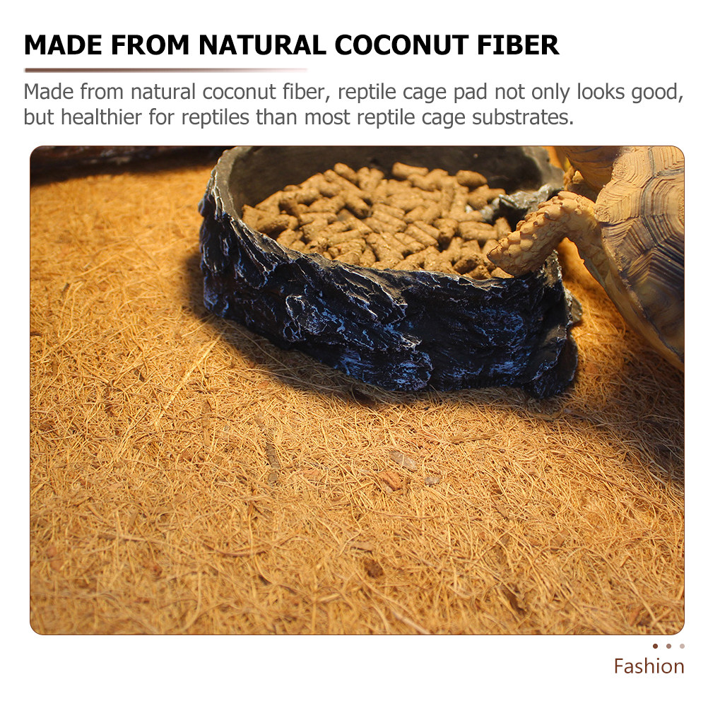 テラリウム敷物カーペット天然ココナッツ繊維爬虫類用基材マット - Substrate Coconut Fiber のレビューと価格