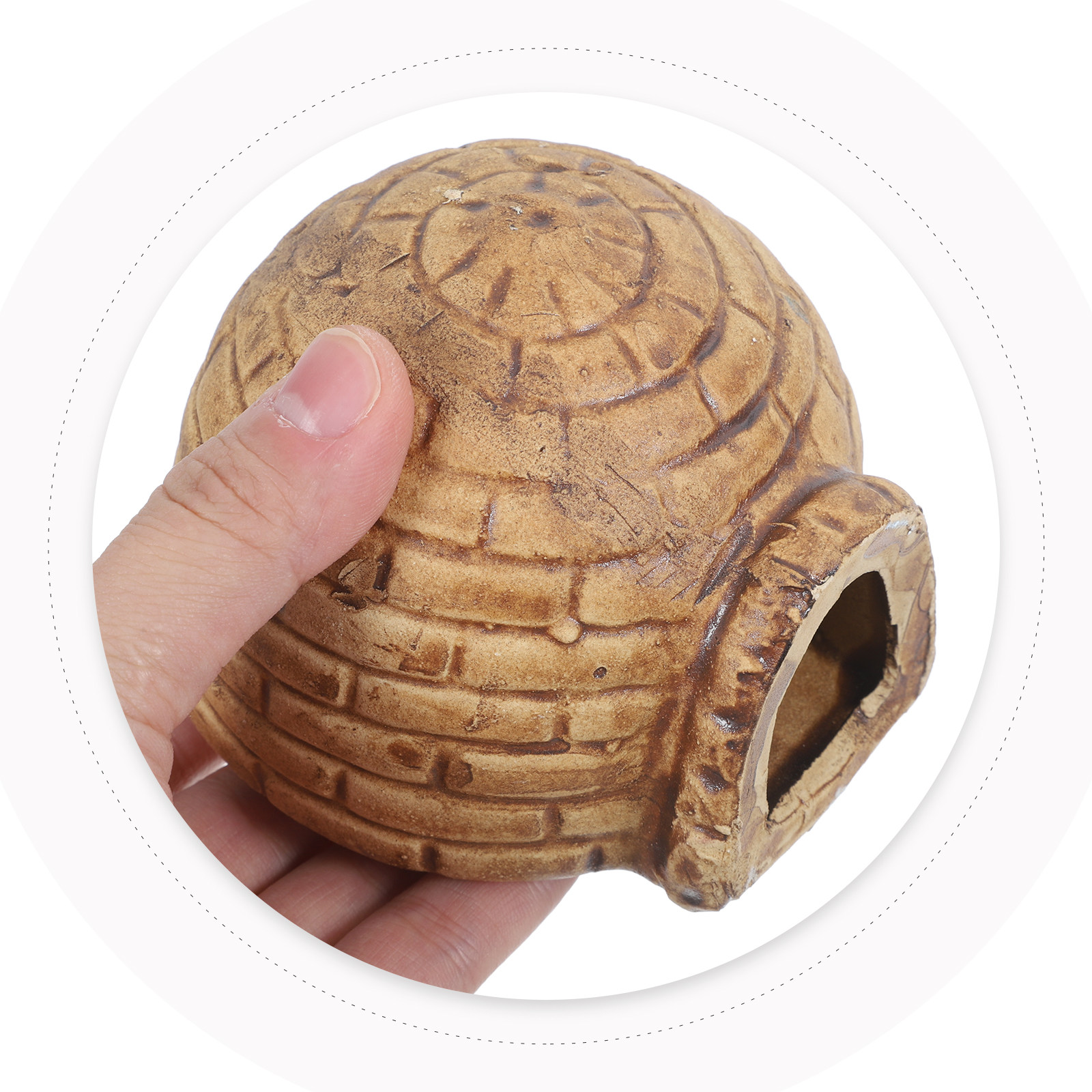 プレミアムセラミック製水槽隠れ家、魚タンク用洞窟、エビのシェ - Hide Cave Ceramic のレビューと価格