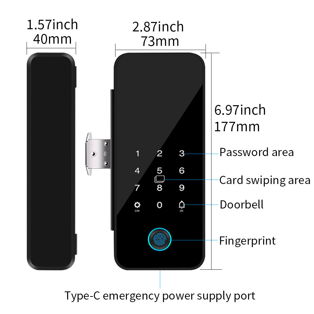 Tuya Smart Life Bluetooth ガラスド - Glass Door Hinge のレビューと価格