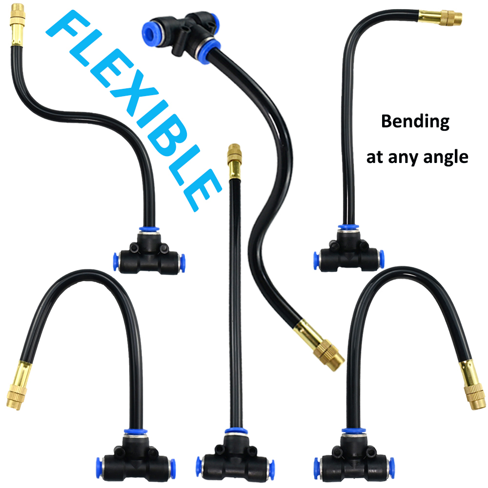 自由に曲がるスプレーミストノズルキット、庭、温室、灌漑、噴霧 - Misting Nozzle Reptile のレビューと価格