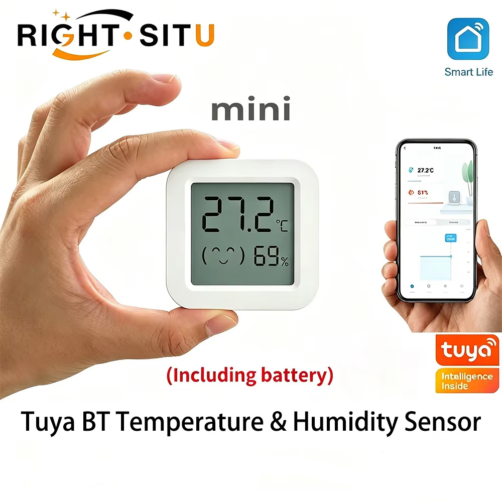 Tuya 温度湿度センサー ミニ LCD デジタルディスプレ - Digital Hygrometer Probe のレビューと価格