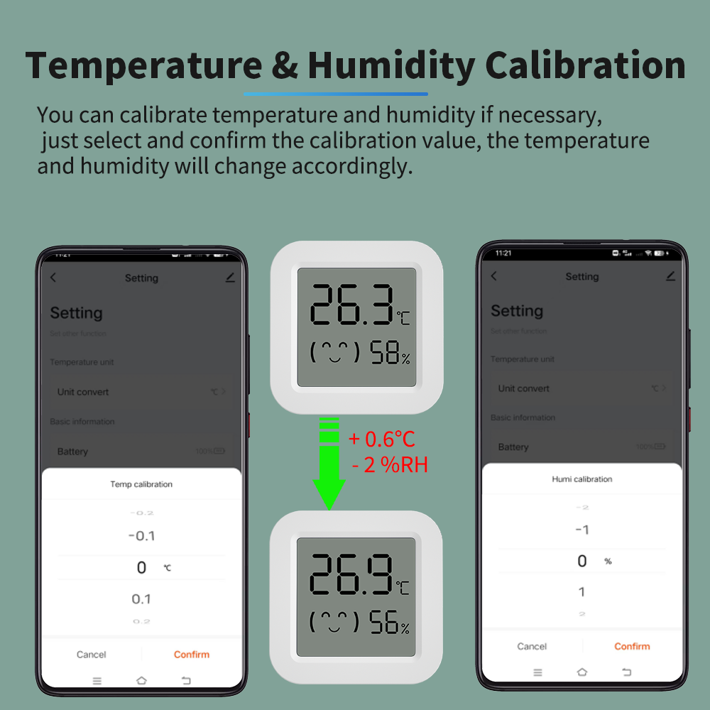 Tuya 温度湿度センサー ミニ LCD デジタルディスプレ - Digital Hygrometer Probe のレビューと価格