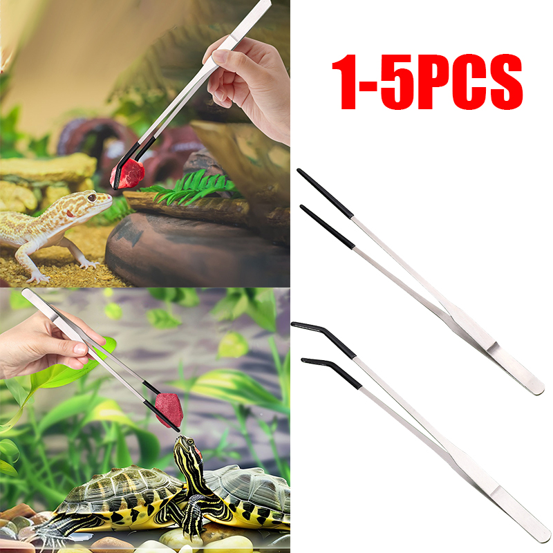 5-1PC ステンレス鋼ストレートおよびカーブニッパーピンセ - Feeding Tong Stainless のレビューと価格
