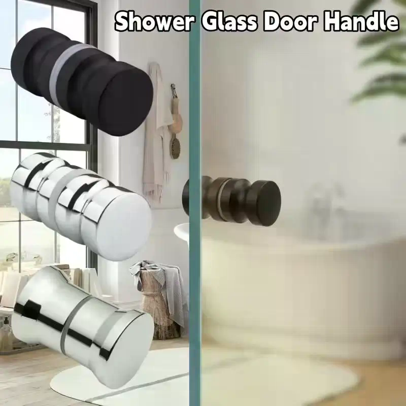 スタイリッシュなシャワーガラスドアハンドル、スライド式シャワ - Glass Door Hinge のレビューと価格
