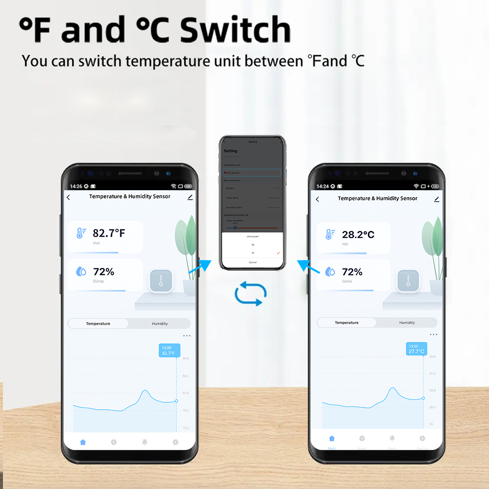 IP65 Zigbee または WiFi 温度湿度センサー防 - Digital Hygrometer Probe のレビューと価格
