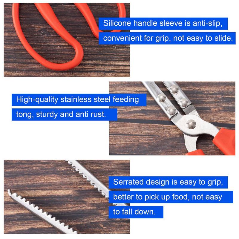 ステンレス鋼レプタイルフィーダートング、滑り止めフィーディン - Feeding Tong Stainless のレビューと価格