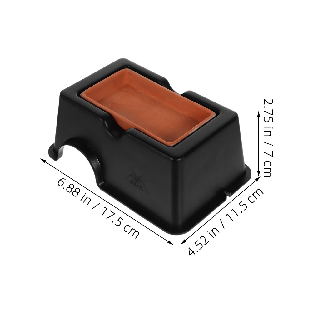 2個入り 湿気のあるヒョウモントカゲロウ用シェルター 小型爬 - Hide Cave Ceramic のレビューと価格