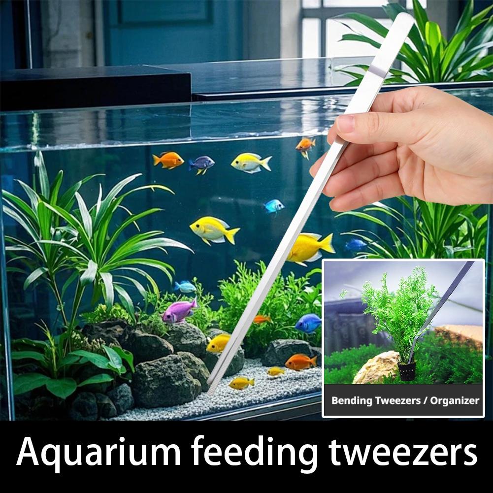 ステンレス製水槽ピンセット アクアスケープツール 直型・曲型 - Feeding Tong Stainless のレビューと価格