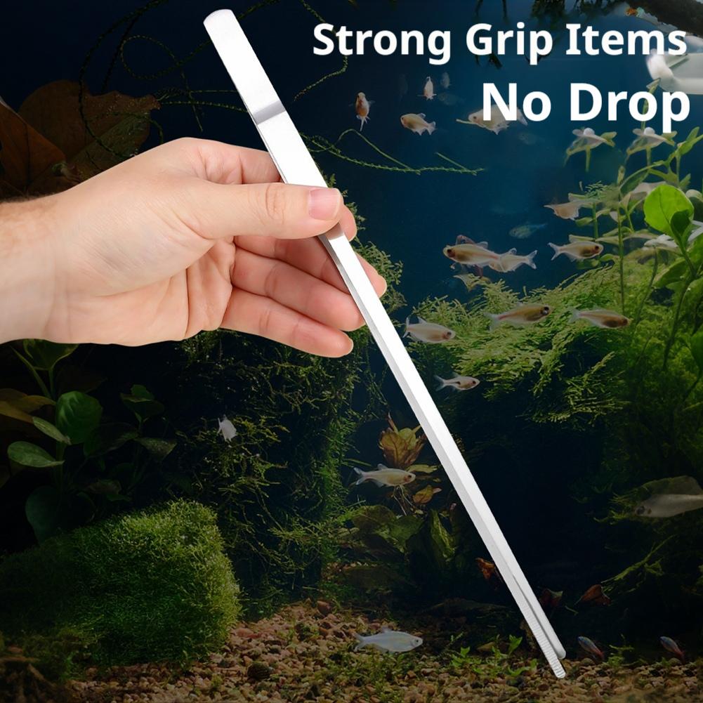 ステンレス製水槽ピンセット アクアスケープツール 直型・曲型 - Feeding Tong Stainless のレビューと価格