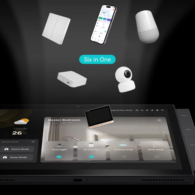 10.1インチTuyaスマートセントラルコントロールパネル多 - Screen Top Mesh のレビューと価格