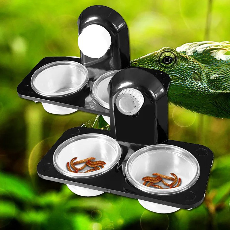ペット用の爬虫類タンクアクセサリー,餌と給水ボウル,昆虫,ク - Water Dish Reptile のレビューと価格