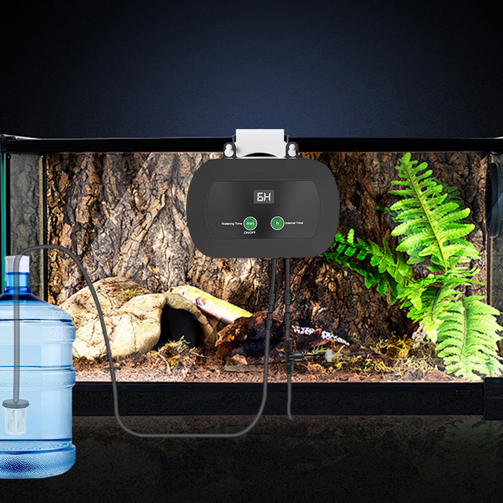 スマート爬虫類ミストスプリンクラー 360度付き ° 調整可 - Misting Nozzle Reptile のレビューと価格