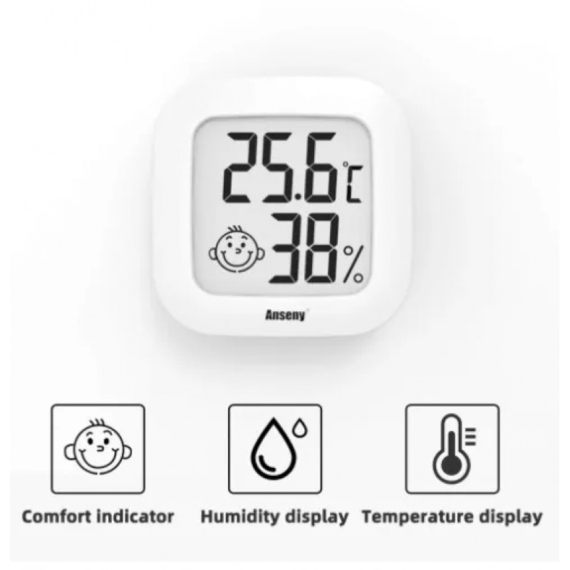 液晶デジタル温度計湿度計屋内室電子温度湿度計センサーゲージ家 - Digital Hygrometer Probe のレビューと価格