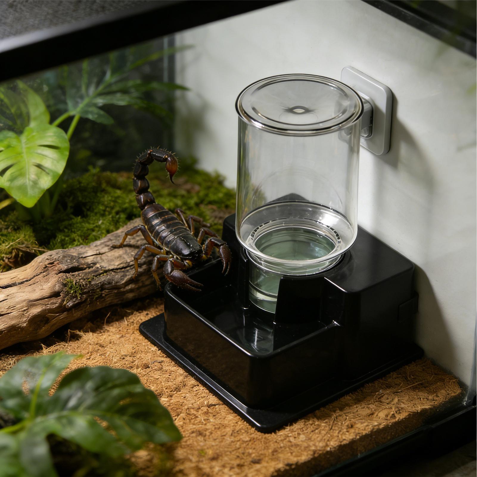 ヒゲトカゲ用自動給水器、テラリウム用ウォーターディッシュ、カ - Water Dish Reptile のレビューと価格