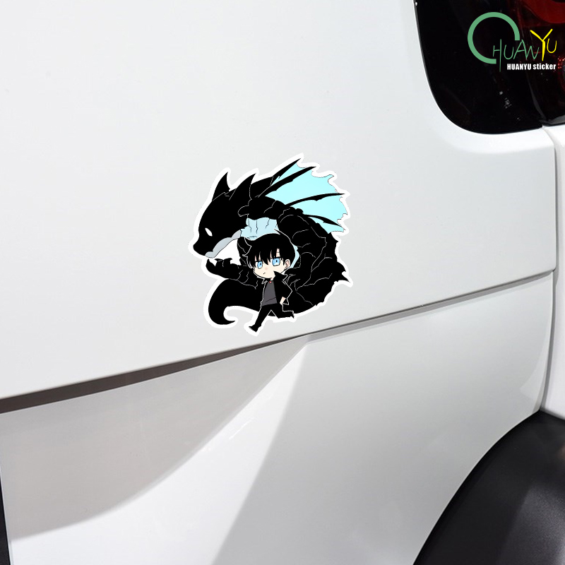 アニメ車のステッカー、私は単独でキャラクター車のデカール、パ - Glass Door Hinge のレビューと価格