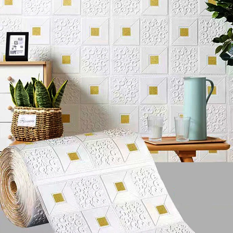70*100 センチメートルヴィンテージレンガ 3D フォー - Pvc Panel Background のレビューと価格