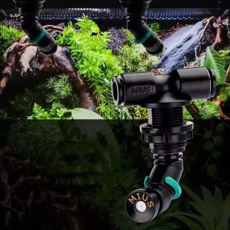 360 °   調整可能なスプレーノズルシステム爬虫類用フォ - Misting Nozzle Reptile のレビューと価格