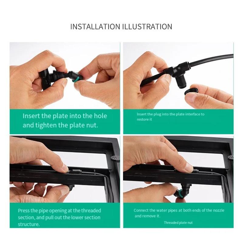 360 °   調整可能なスプレーノズルシステム爬虫類用フォ - Misting Nozzle Reptile のレビューと価格