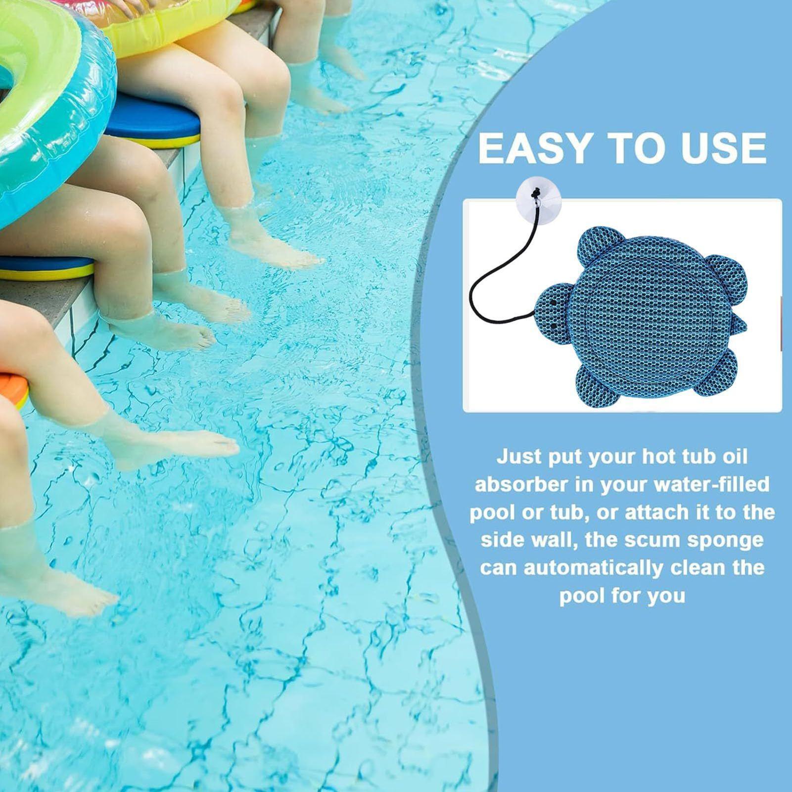 ホットタブスカム吸収材プールオイルスポンジフローティングスカ - Water Dish Reptile のレビューと価格